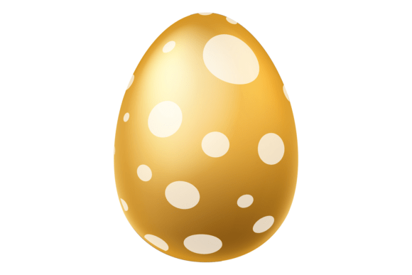 Download Festive Golden Easter Egg with Ornamenta - Golden Collection
