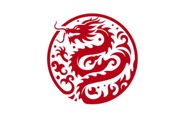 Download Chinese Dragon Circle - Chinese Collection
