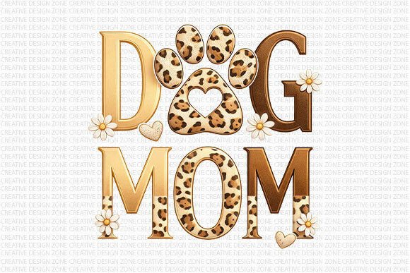 Download Dog Mom Leopard Paw PNG - Premium Resources