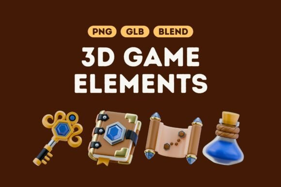 Download Epic 3D Game Elements Bundle Set 3 - Game elements Collection