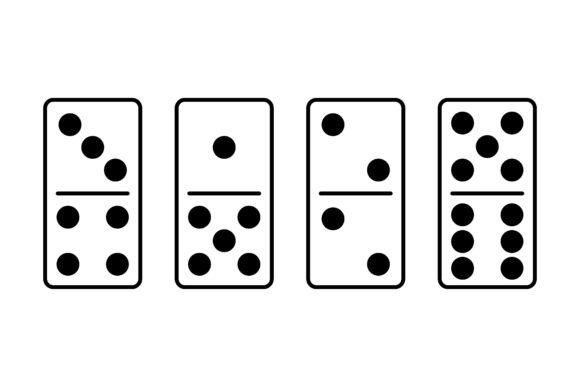 Download Set of Domino Tiles Game Elements - Game elements Collection