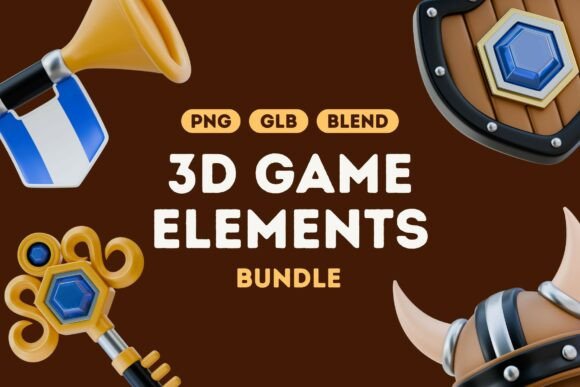 Download Epic 3D Game Elements Bundle - Game elements Collection