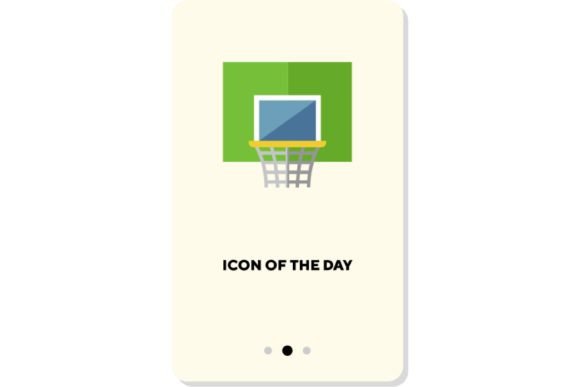 Download Basketball Game Elements Flat Vector Ico - Game elements Collection